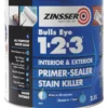 Zinsser Bulls Eye 1-2-3 Primer-Sealer 2.5Ltr -Paint Tools 10136 P