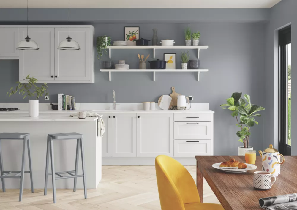 Dulux Easycare Matt Natural Slate Emulsion Paint 2.5Ltr 6 Dulux Easycare Matt Natural Slate Emulsion Paint 2.5Ltr - Image 4