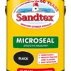 Sandtex Ultra Smooth Masonry Paint Black 5Ltr -Paint Tools 17619 P