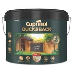 Cuprinol Ducksback Shed & Fence Paint Forest Oak 9Ltr 7 Cuprinol Ducksback Shed & Fence Paint Forest Oak 9Ltr -Paint Tools 21191 A2