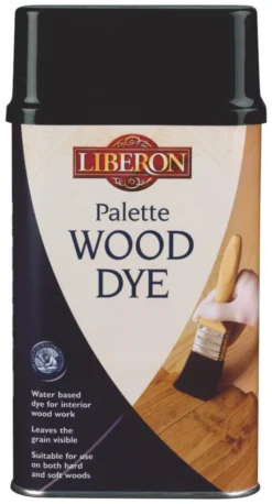 Liberon Water Based Interior Palette Wood Dye Dark Oak 250ml