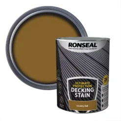 Ronseal Ultimate Protection Decking Stain Country Oak 5Ltr