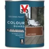 V33 Colour Guard Decking Paint Light Brown 2.5Ltr -Paint Tools 228FF P