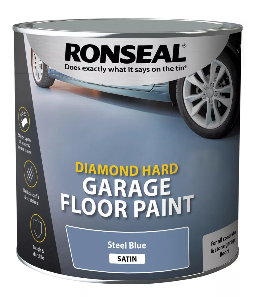 Ronseal Diamond Hard Garage Floor Paint Steel Blue 2.5Ltr 5 Ronseal Diamond Hard Garage Floor Paint Steel Blue 2.5Ltr - Image 3