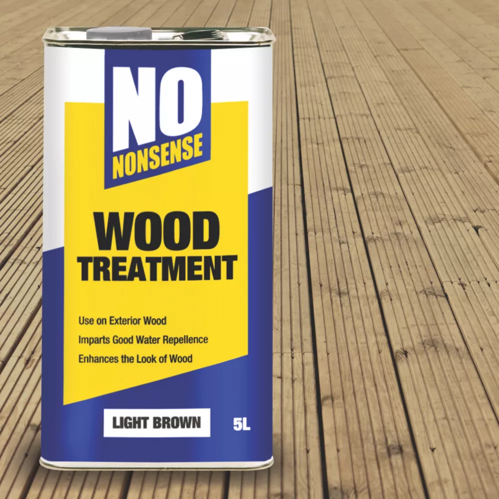 No Nonsense Wood Treatment Light Brown 5Ltr 3 No Nonsense Wood Treatment Light Brown 5Ltr