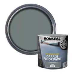 Ronseal Diamond Hard Garage Floor Paint Slate 2.5Ltr 10 Ronseal Diamond Hard Garage Floor Paint Slate 2.5Ltr -Paint Tools 36047 A2