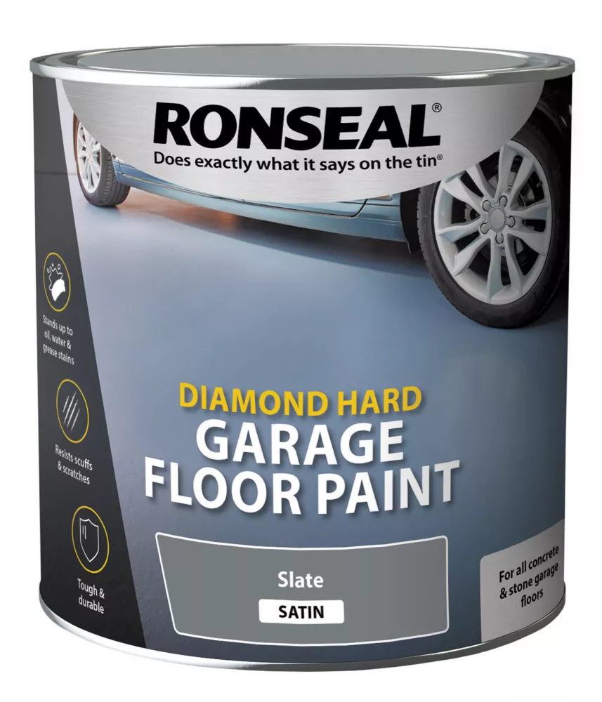 Ronseal Diamond Hard Garage Floor Paint Slate 2.5Ltr 3 Ronseal Diamond Hard Garage Floor Paint Slate 2.5Ltr