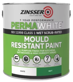 Zinsser Self-Priming Paint Matt White 2.5Ltr