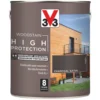 V33 High-Protection Exterior Woodstain Satin Charcoal 2.5Ltr -Paint Tools 401JY P