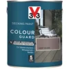 V33 Colour Guard Decking Paint Light Silver 2.5Ltr -Paint Tools 442FF P