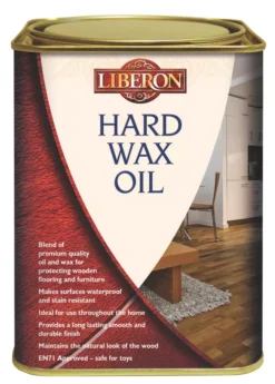 Liberon Hard Wax Oil For Wooden Furniture & Floors Matt 1Ltr