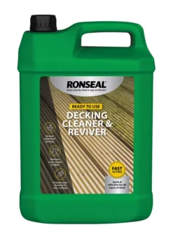 Ronseal Decking Cleaner Clear 5Ltr