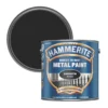 Hammerite Smooth Smooth Metal Paint Black 2.5Ltr -Paint Tools 48654 P