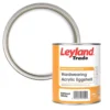 Leyland Trade Eggshell Brilliant White Emulsion Acrylic Paint 750ml -Paint Tools 508HF P