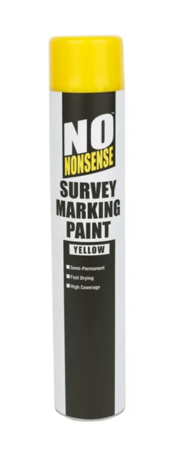 No Nonsense Survey Marking Paint Yellow 750ml