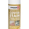 Zinsser Matt Cover Stain Spray White 400ml -Paint Tools 52840 P