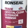 Ronseal Trade Exterior Varnish Satin Clear 750ml -Paint Tools 533FG P