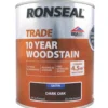 Ronseal Trade 10 Year Woodstain Satin Dark Oak 750ml -Paint Tools 561FG P