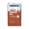 Ronseal Trade Danish Oil Satin Clear 1Ltr -Paint Tools 576VT P