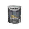Ronseal 10-Year Exterior Wood Paint Satin Grey 750ml -Paint Tools 579FF P