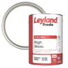 Leyland Trade High Gloss Brilliant White Trim Paint 5Ltr 2 Leyland Trade High Gloss Brilliant White Trim Paint 5Ltr -Paint Tools 60193 P