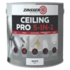 Zinsser Ceiling Pro 5-in-1 Paint White 2.5Ltr -Paint Tools 6298P P