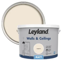 Leyland Retail Retail Matt Magnolia Emulsion Paint 10Ltr