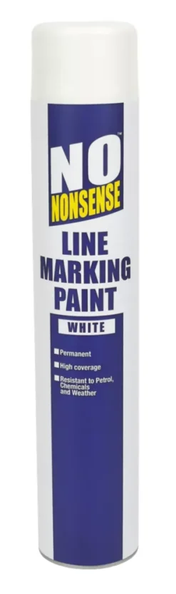 No Nonsense Line Marking Paint White 750ml