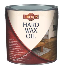 Liberon Hard Wax Oil For Wooden Furniture & Floors Satin 2.5Ltr
