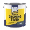 No Nonsense Anti-Slip Quick-Drying Decking Stain Slate 2.5Ltr -Paint Tools 7791X P