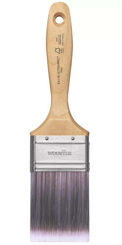 Wooster Ultra Pro Varnish Flat Paint Brush Firm 2 1/2" 3 Wooster Ultra Pro Varnish Flat Paint Brush Firm 2 1/2"