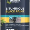 Bostik Waterproofing Bituminous Paint Black 5Ltr -Paint Tools 82914 P
