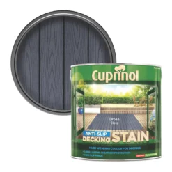 Cuprinol Anti-Slip Decking Stain Urban Slate 2.5Ltr