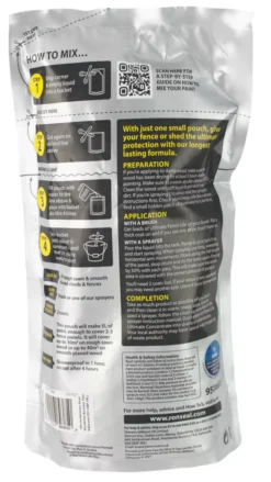 Ronseal Ultimate Fence Life Concentrate Treatment Red Cedar 5L From 950mlLtr -Paint Tools 847RV A3