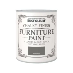 Rust-oleum Universal Furniture Paint Chalky Anthracite Grey 750ml