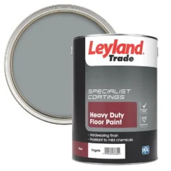 Leyland Trade Heavy Duty Floor Paint Frigate Grey 5Ltr