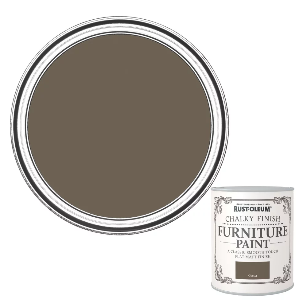 Rust-oleum Universal Furniture Paint Chalky Cocoa Brown 750ml 3 Rust-oleum Universal Furniture Paint Chalky Cocoa Brown 750ml