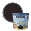 Ronseal Fence Life Plus Shed & Fence Treatment Dark Oak 9Ltr -Paint Tools 8892J P