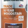 Ronseal Trade 10 Year Woodstain Satin Deep Mahogany 750ml