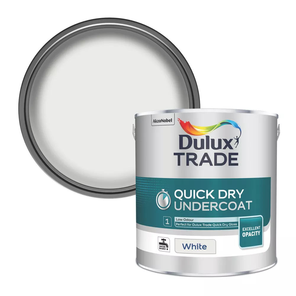 Dulux Trade Quick-Dry Undercoat 2.5Ltr 3 Dulux Trade Quick-Dry Undercoat 2.5Ltr