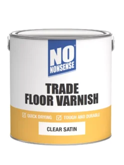 No Nonsense Quick-Dry Floor Varnish Satin 2.5Ltr