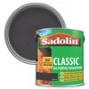 Sadolin Classic Woodstain Matt Ebony 2.5Ltr -Paint Tools 9715R P